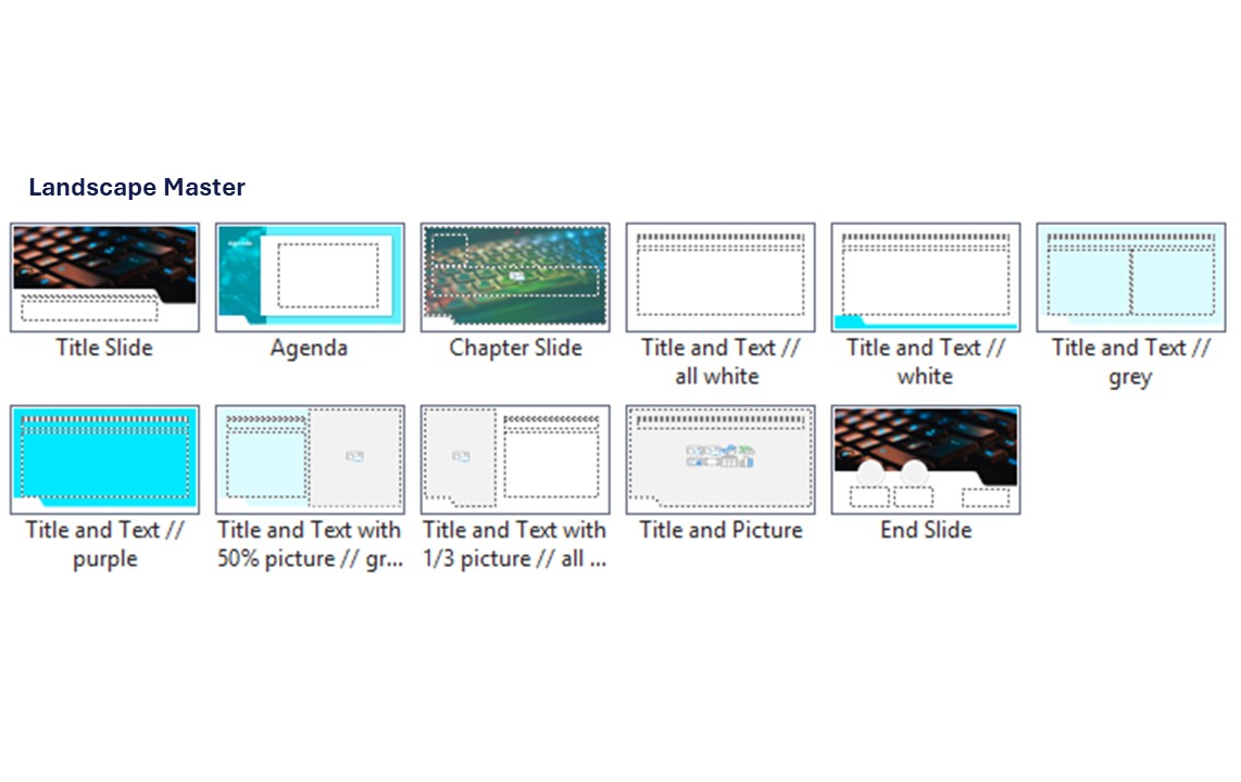 Slider master landscape